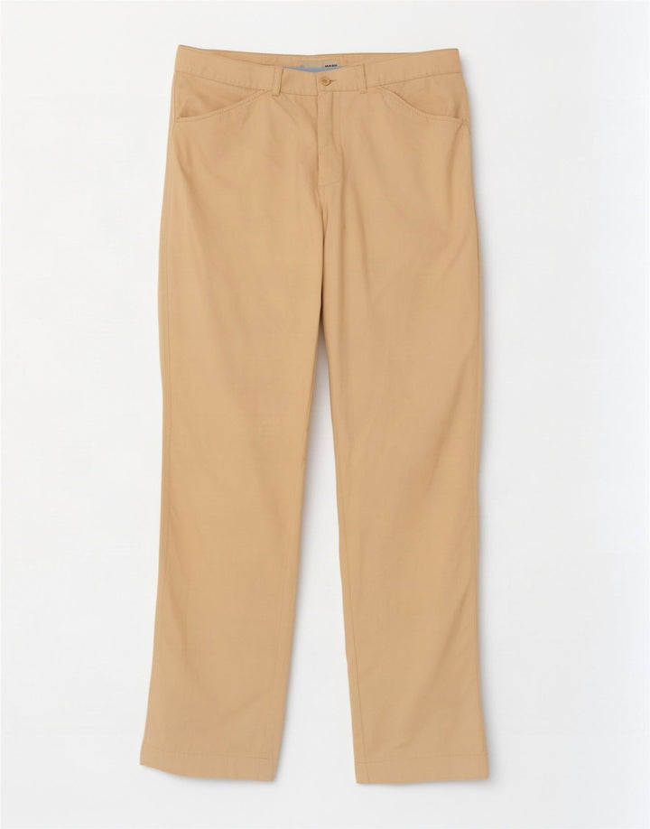 Mash Pantalón chino para hombre W36 L34 Algodón beige