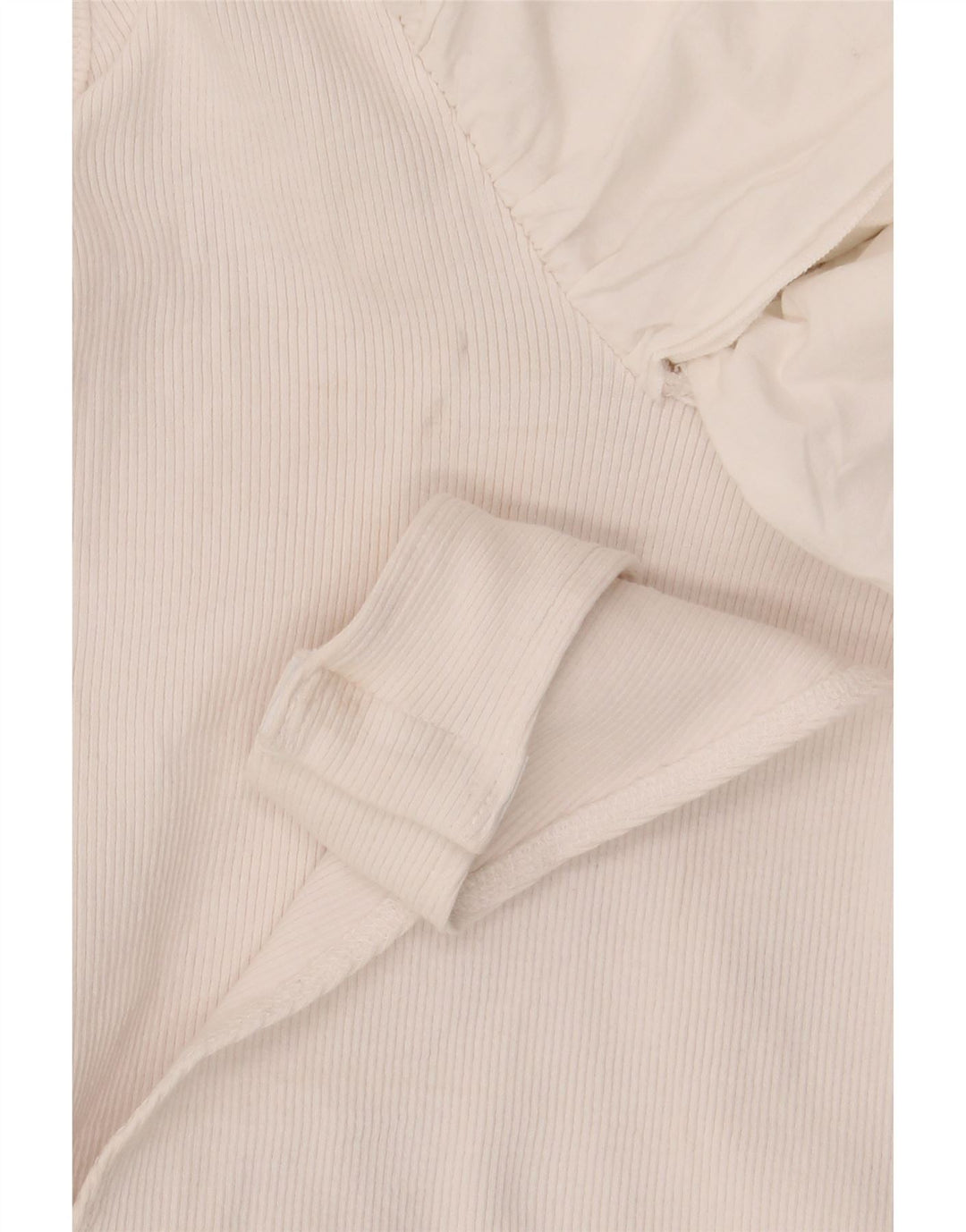 Zara Body con volantes para mujer UK 8 Small White Cotton