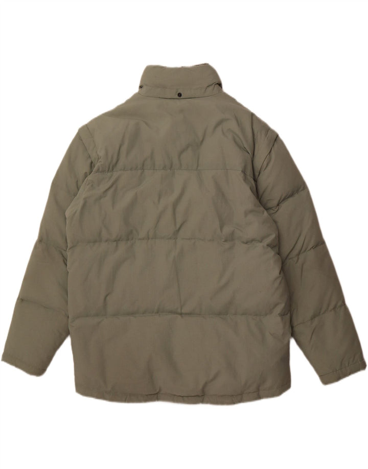 FILA Chaqueta acolchada para hombre UK 40 Large Poliamida verde