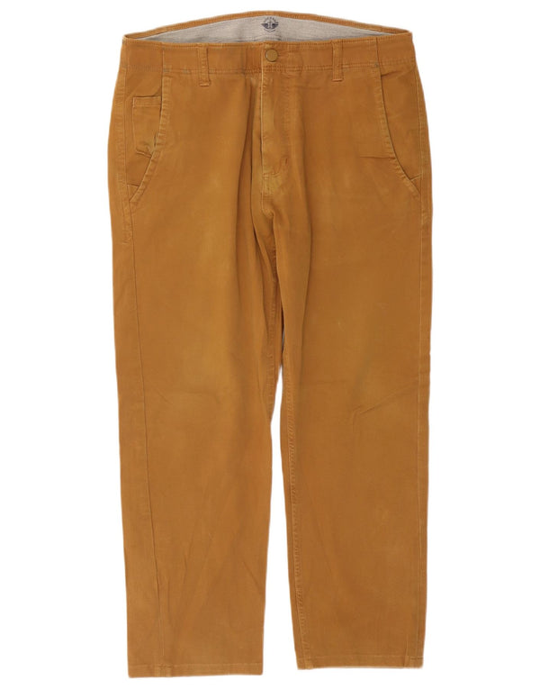 Dockers Mens Flex Straight Chino Trousers W32 L26 Beige Cotton