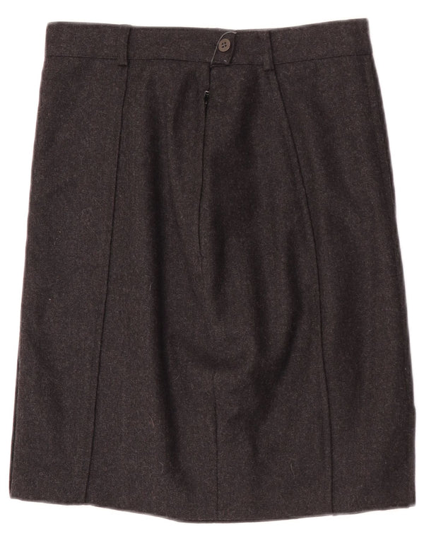 Falda recta vintage para mujer W26 pequeña gris