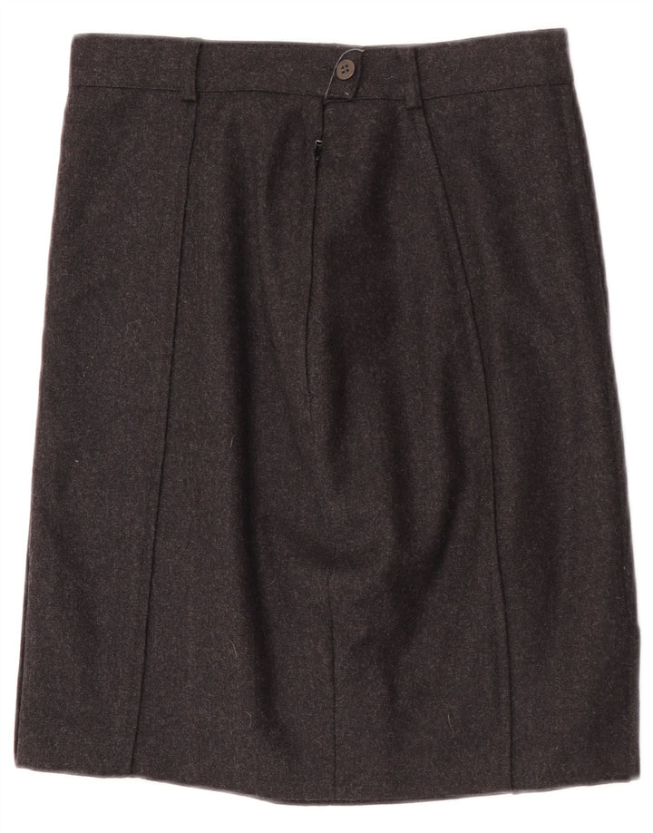 Falda recta vintage para mujer W26 pequeña gris