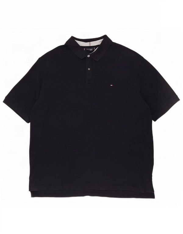 Tommy Hilfiger Polo de corte regular para hombre 3XL Algodón azul marino