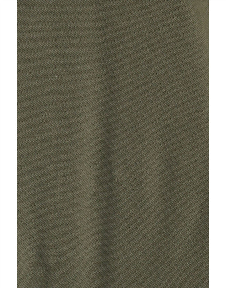 LACOSTE Polo de ajuste clásico para hombre talla 4 mediano algodón caqui