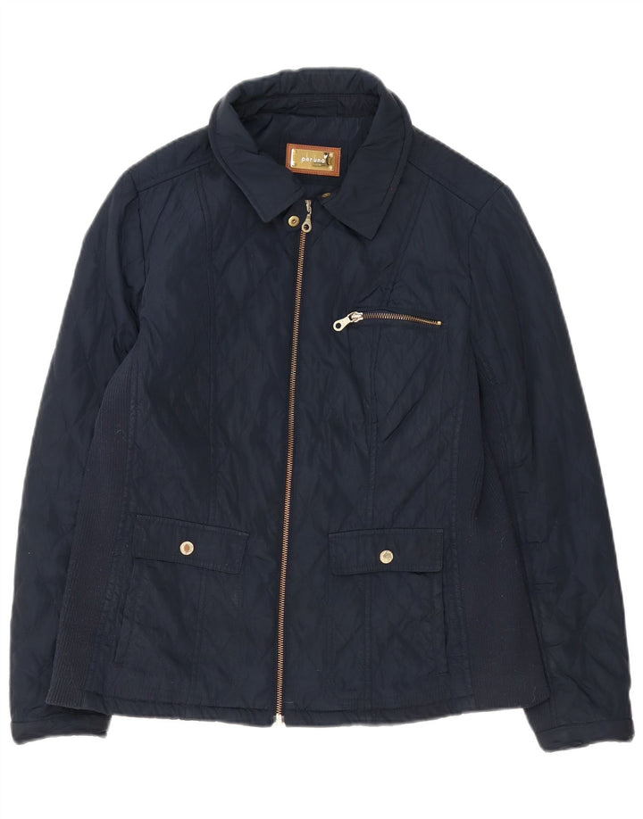 Marks & Spencer Chaqueta acolchada Per Una para mujer Reino Unido 44 Grande Azul marino
