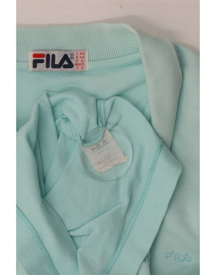 Fila Polo Hombre XS Algodón Turquesa