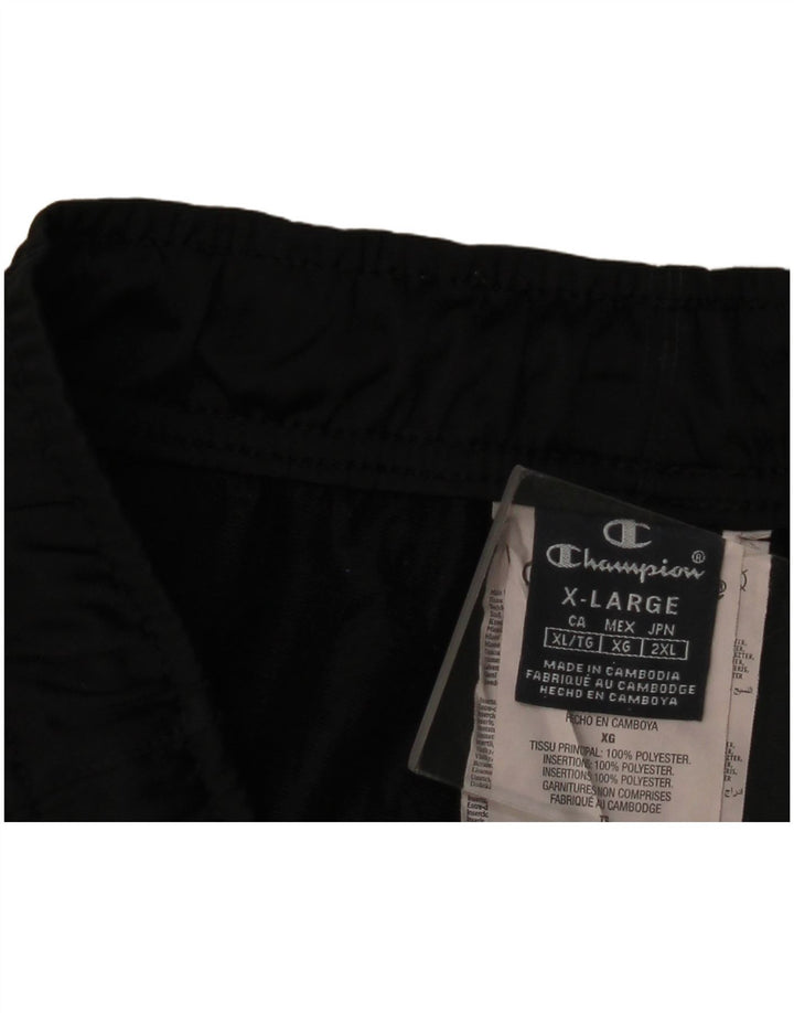 CHAMPION Pantalones de chándal para hombre Joggers XL Negro Colorblock Poliéster