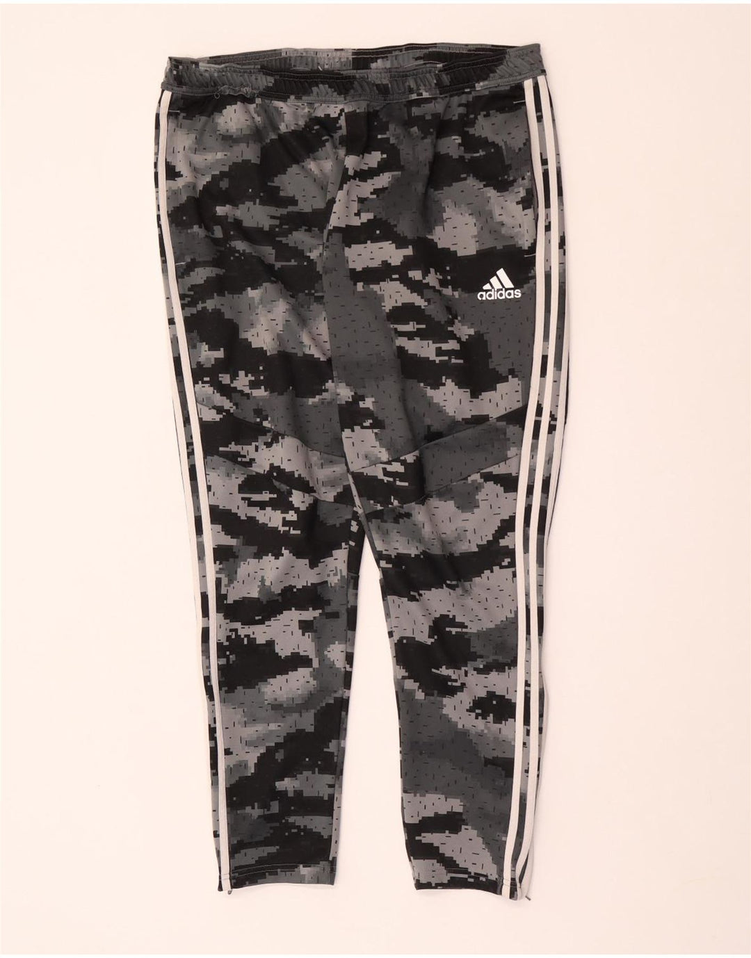 Pantalón Chándal ADIDAS Hombre XL Gris Camuflaje Poliéster