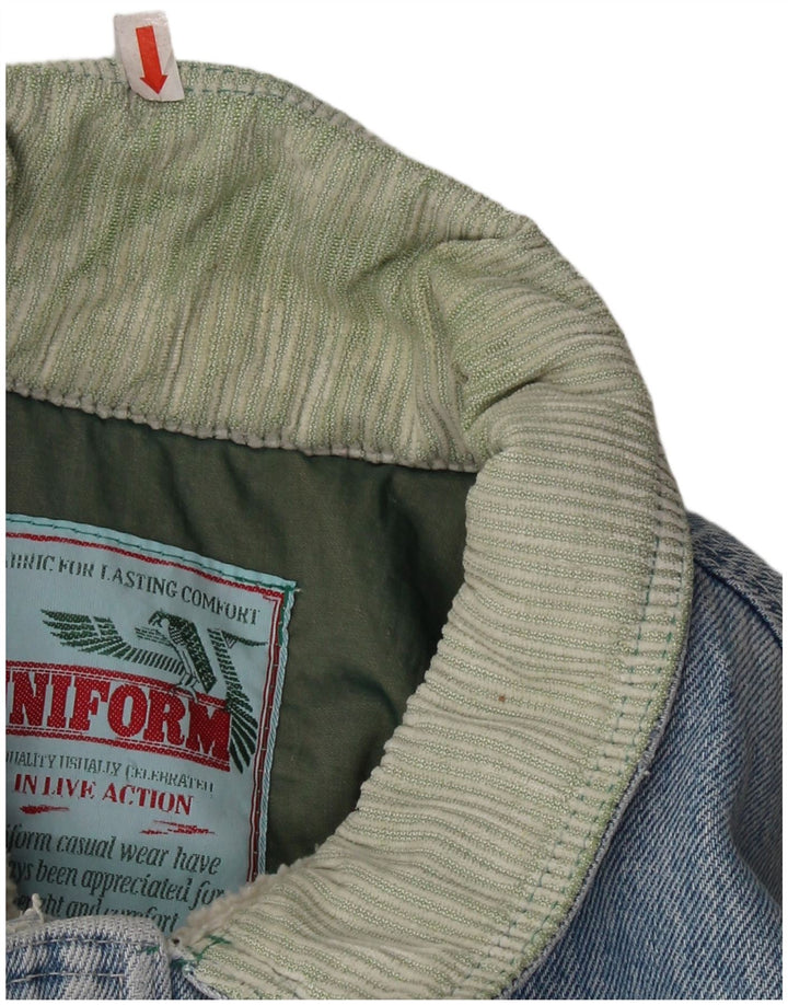 Uniforme Chaqueta vaquera Sherpa para hombre UK 42 XL Azul