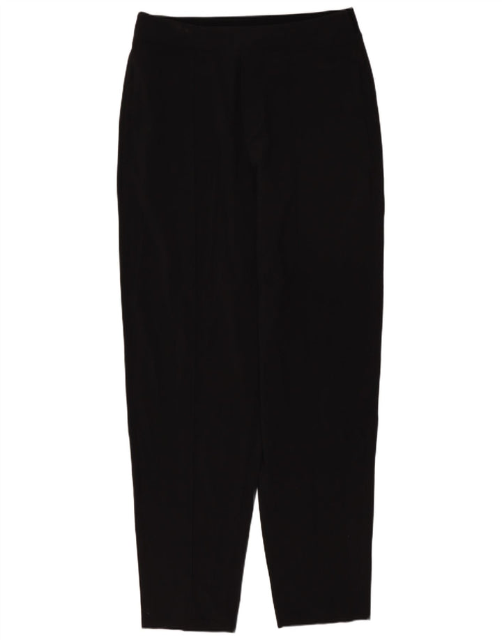 ATHLETA Pantalones chinos cónicos para mujer US 6 Medium W30 L30 Poliéster negro