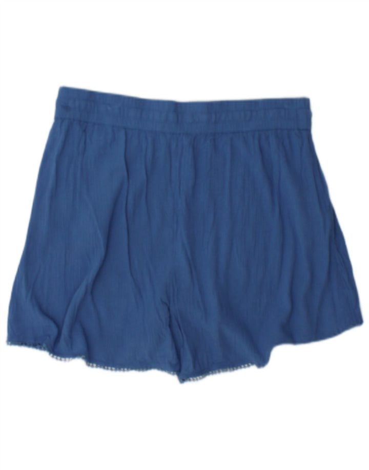 Marks & Spencer Pantalones cortos deportivos para mujer UK 40 Viscosa azul medio