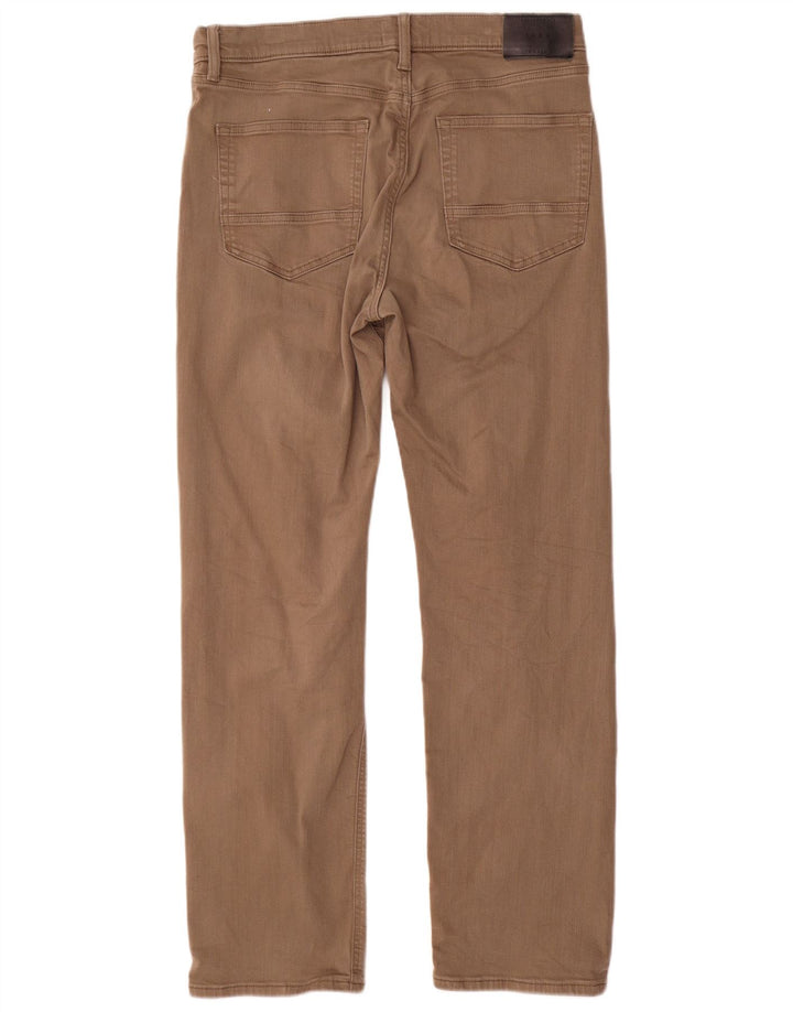 Marks & Spencer Pantalones informales rectos para hombre W34 L31 Beige