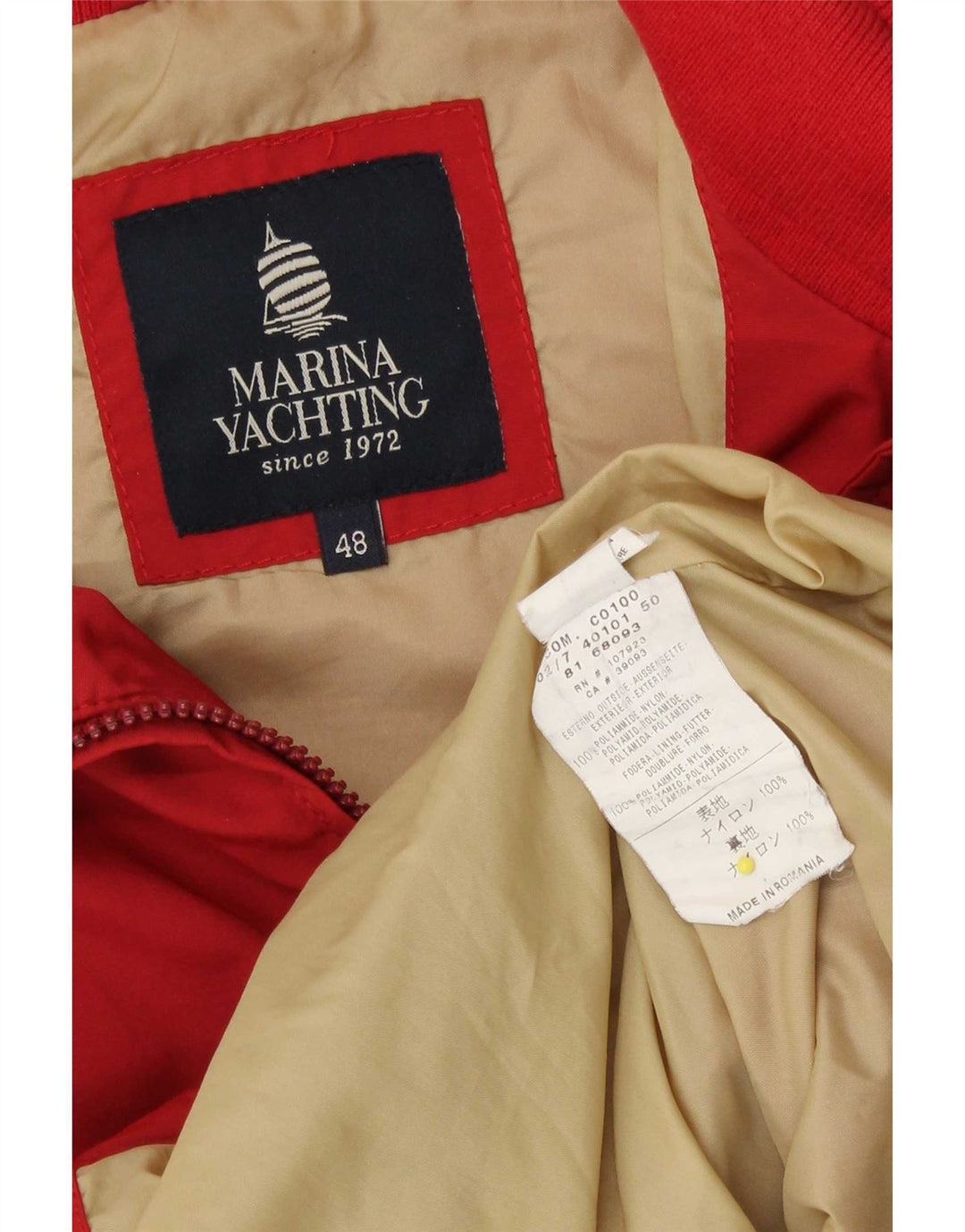 Marina Yachting Chaleco Hombre IT 48 Medium Rojo Poliamida