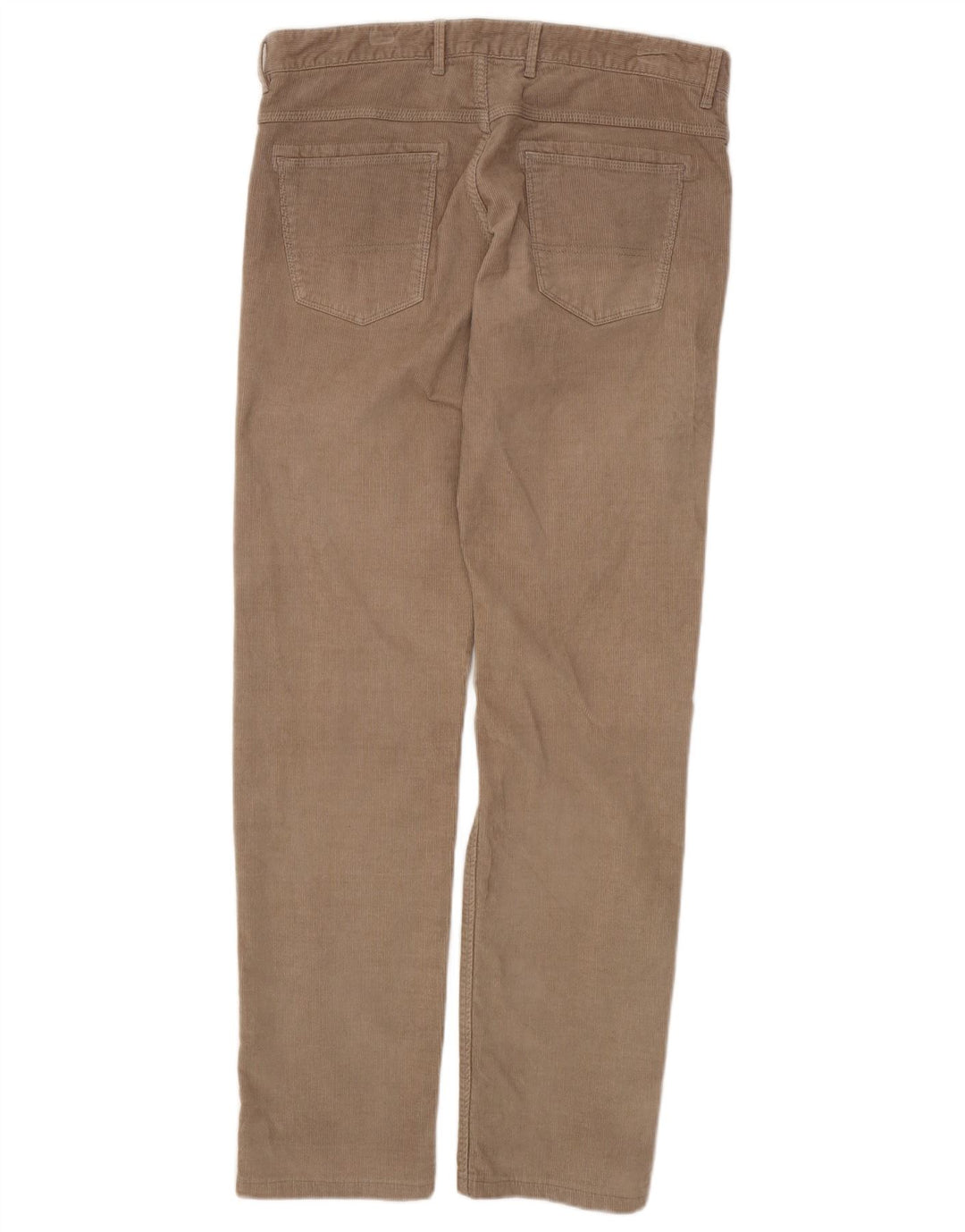 MASSIMO DUTTI Pantalón Recto De Pana Hombre EU 40 Medium W33 L31 Beige