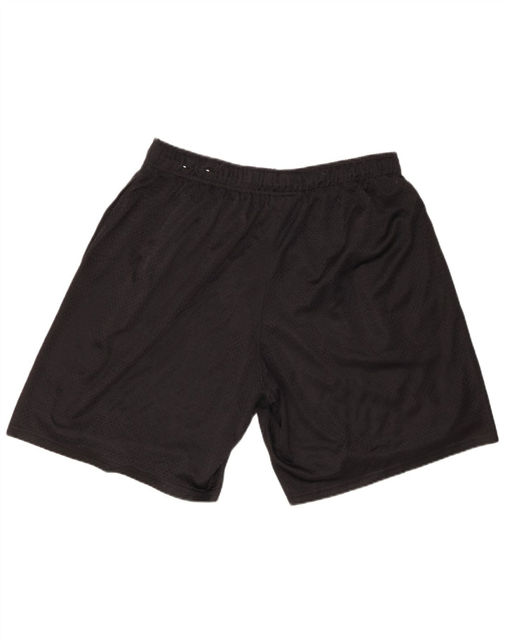 RUSSELL ATHLETIC Shorts deportivos para hombre XL Negro Poliéster