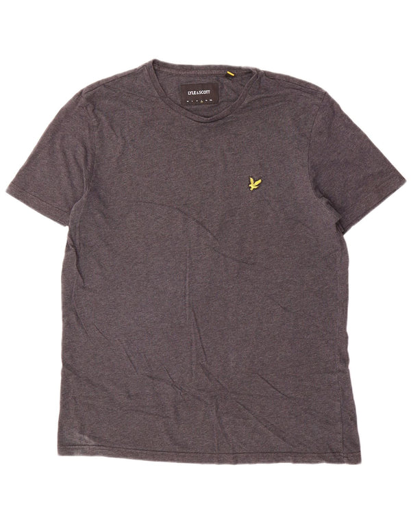 Lyle & Scott - Camiseta para hombre, talla grande, algodón gris