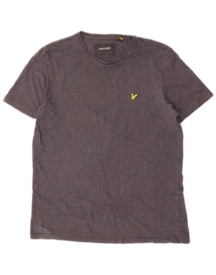 Lyle & Scott - Camiseta para hombre, talla grande, algodón gris
