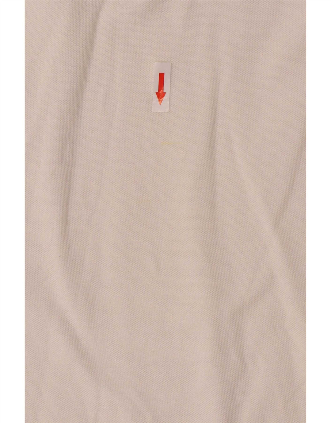 Fila Polo de manga larga para hombre de algodón blanco grande