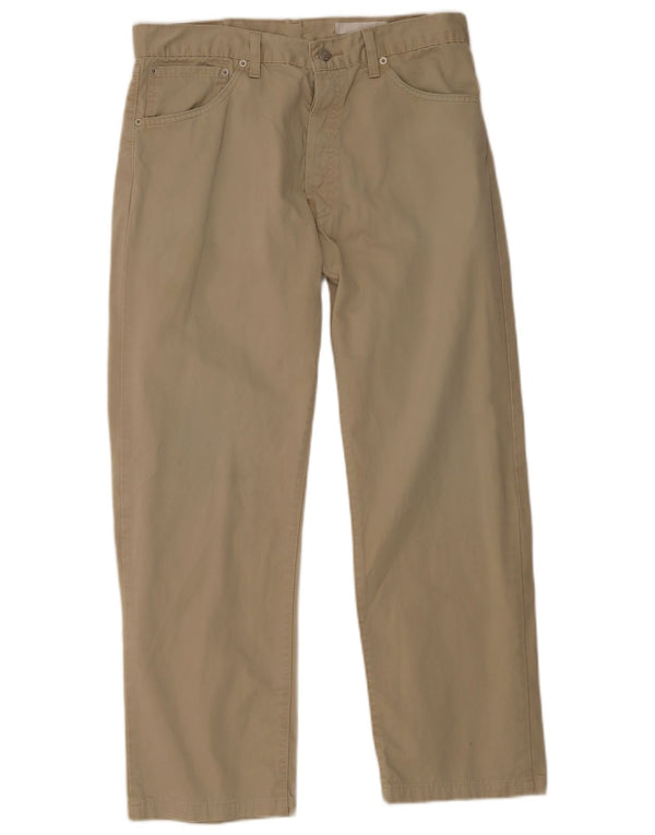 Levi's Hombre 551 Pantalones Casuales Rectos W36 L28 Algodón Beige