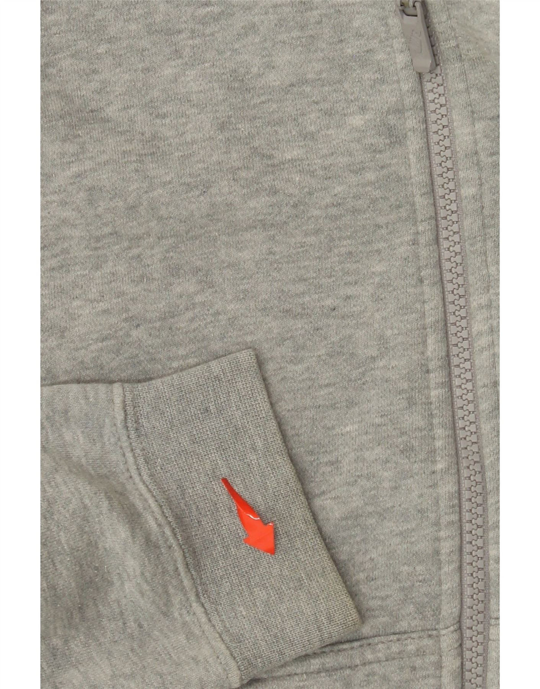 NIKE Sudadera con capucha y cremallera para hombre XS Algodón gris