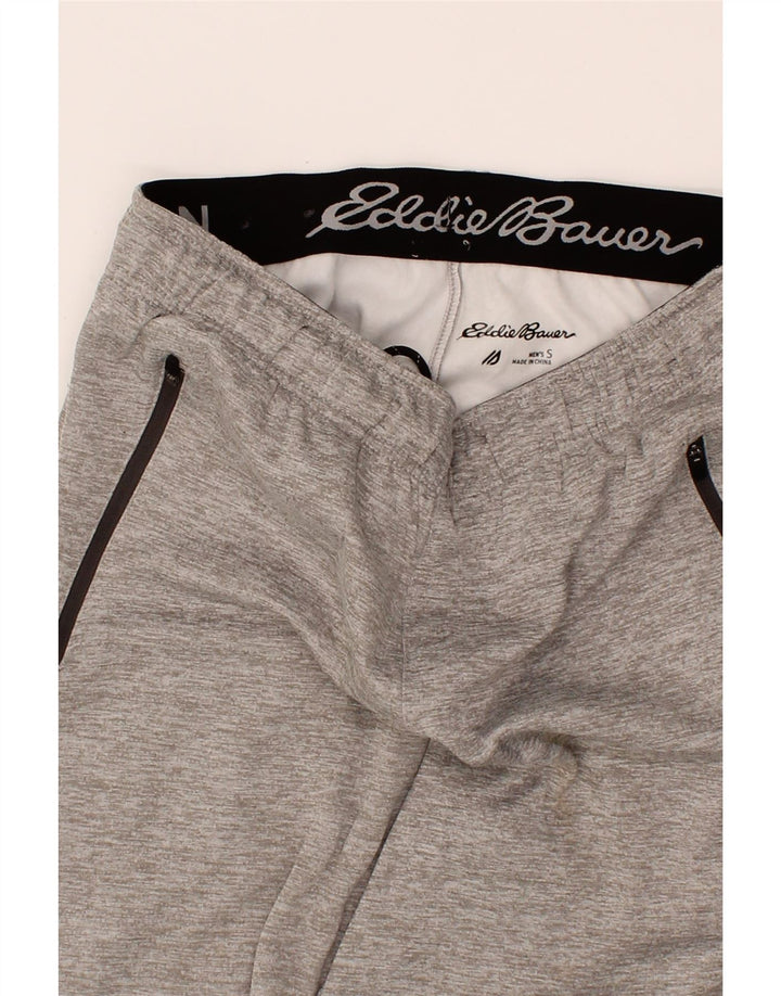 EDDIE BAUER Mens Tracksuit Trousers Joggers UK 10 Small  Grey Polyester Vintage Eddie Bauer and Second-Hand Eddie Bauer from Messina Hembry 