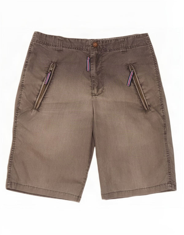 Zara Mens Chino Shorts EU 38 Small W30 Grey Polyester
