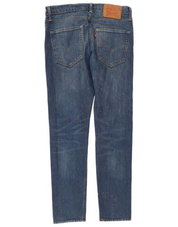 Levi's Mujer 512 Slim Tapered Jeans W30 L32 Algodón Azul