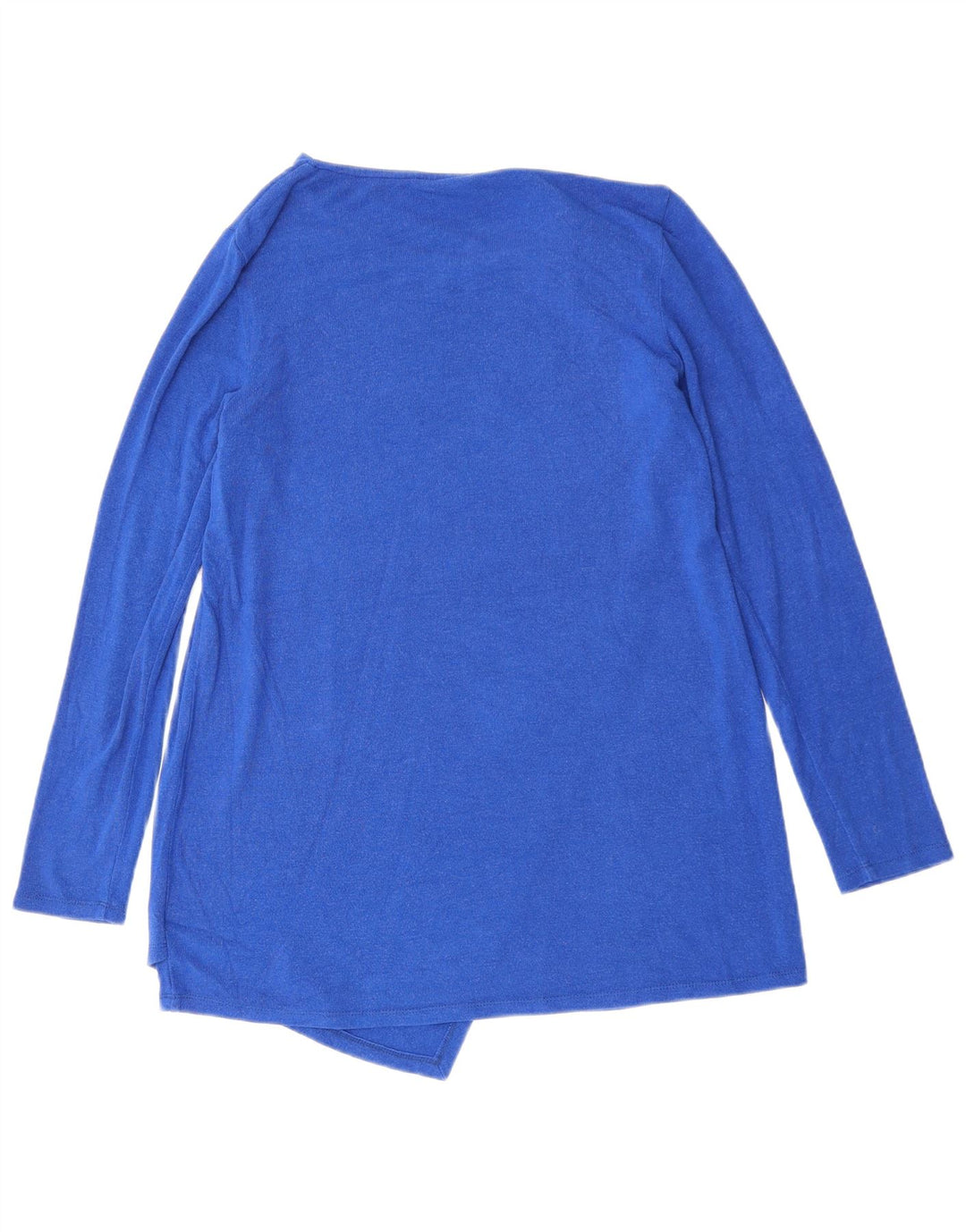 Phase Eight Top tipo túnica asimétrico de manga larga para mujer UK 44 Azul grande