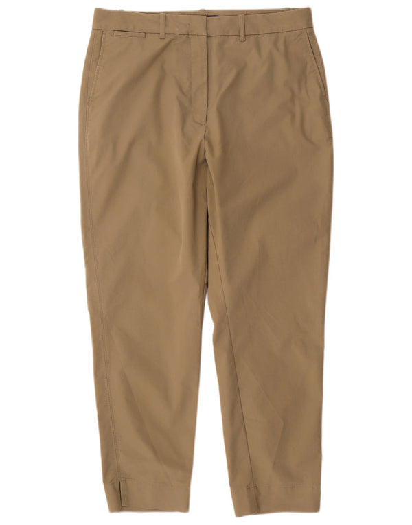 Marks & Spencer Pantalones Chinos Slim para Mujer UK 40 Large W32 L28 Algodón Caqui