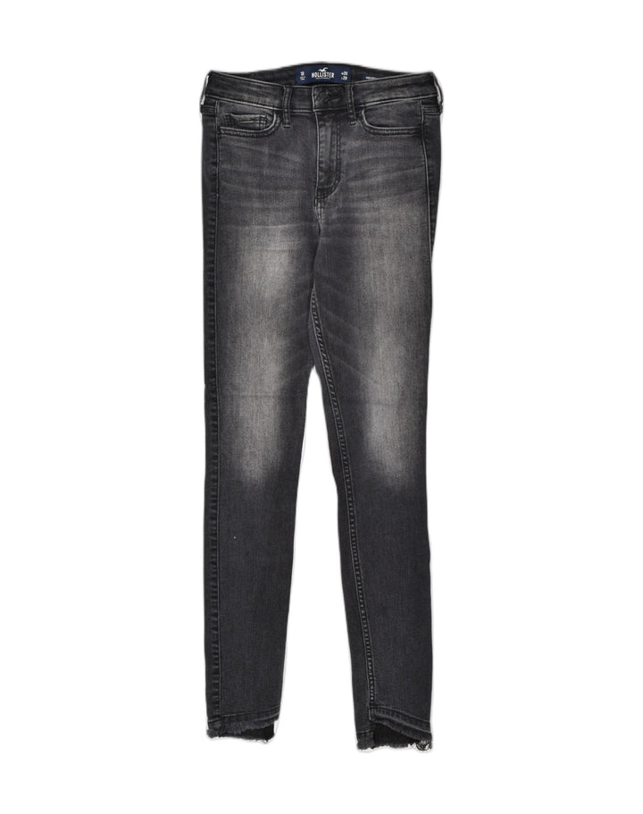 HOLLISTER Womens High Rise Skinny Jeans W25 L29 Grey Cotton | Vintage Hollister | Thrift | Second-Hand Hollister | Used Clothing | Messina Hembry 
