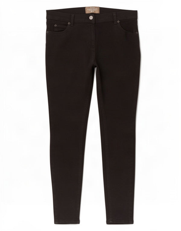 Zara Jeans Pitillo Mujer Mediano W28 L28 Algodón Negro