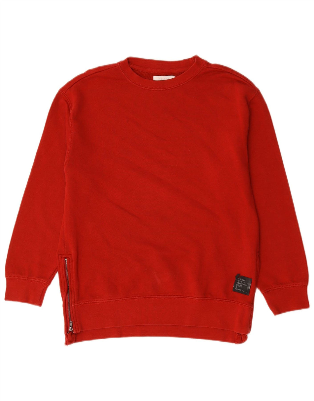 Zara Sudadera Niña Jumper 9-10 Años Rojo