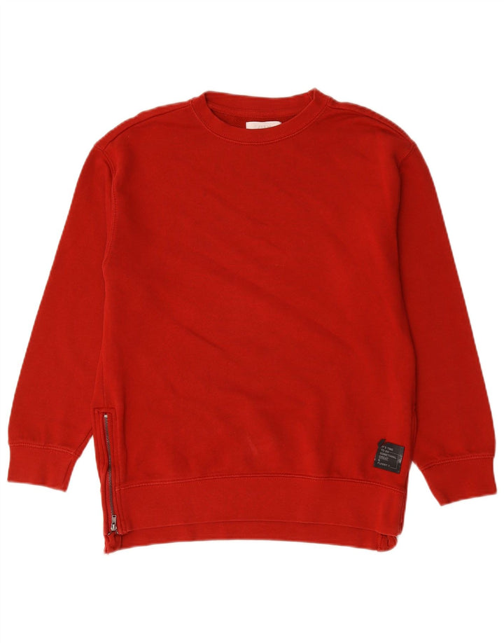 Zara Sudadera Niña Jumper 9-10 Años Rojo