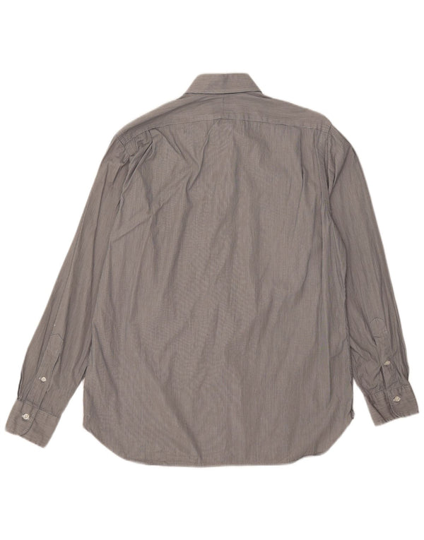 Polo Ralph Lauren Camisa para hombre talla 40/41 16 Algodón a rayas gris grande