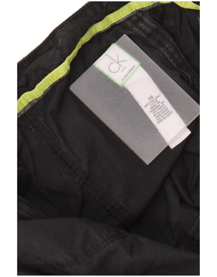 Calvin Klein Shorts Cargo para Hombre W36 Grande Algodón Negro