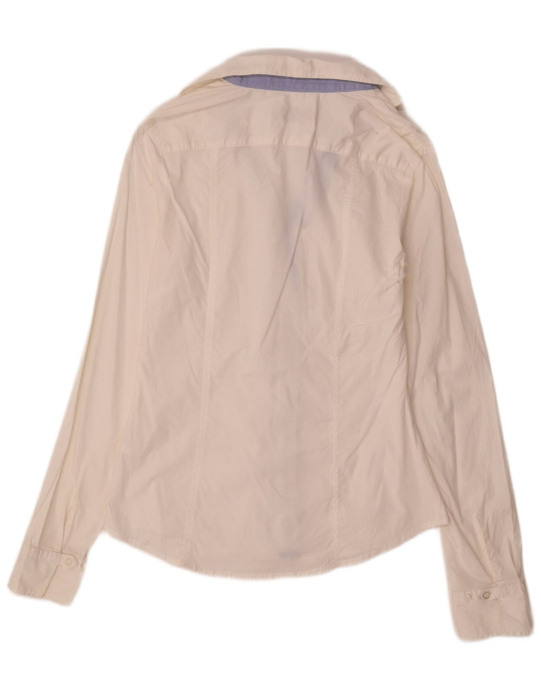 Dack's Camisa para mujer Reino Unido 12 Algodón blanco mediano
