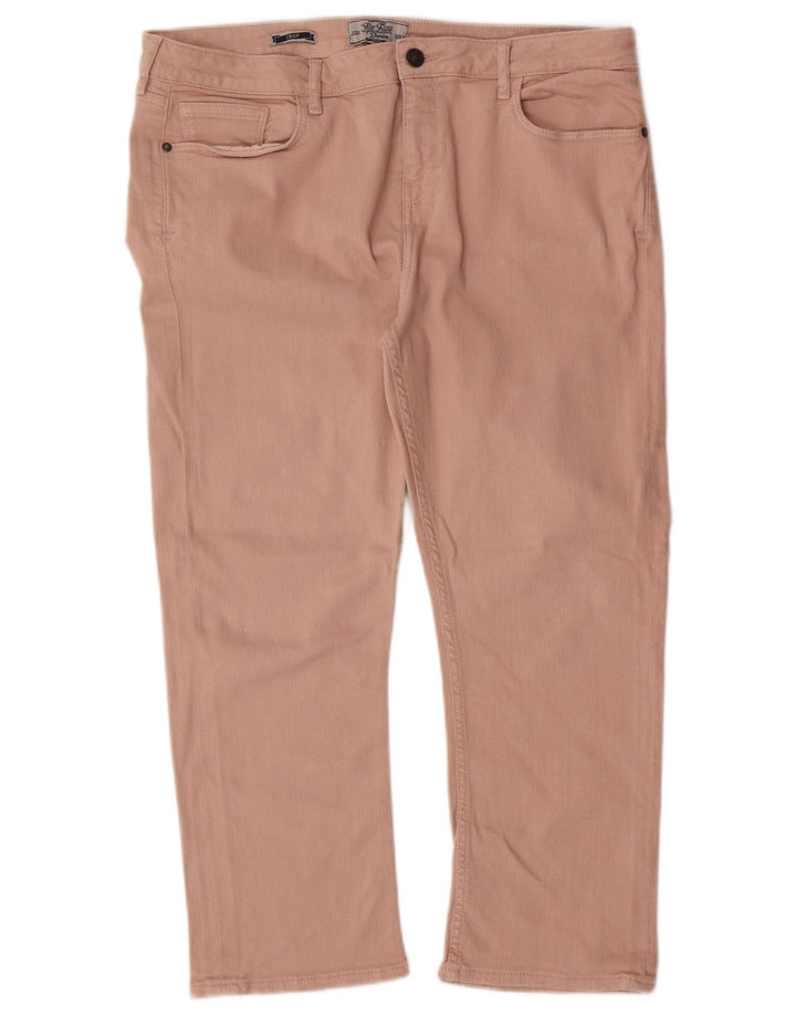 FAT FACE Vaqueros recortados para mujer UK 16 Large W34 L23 Algodón rosa