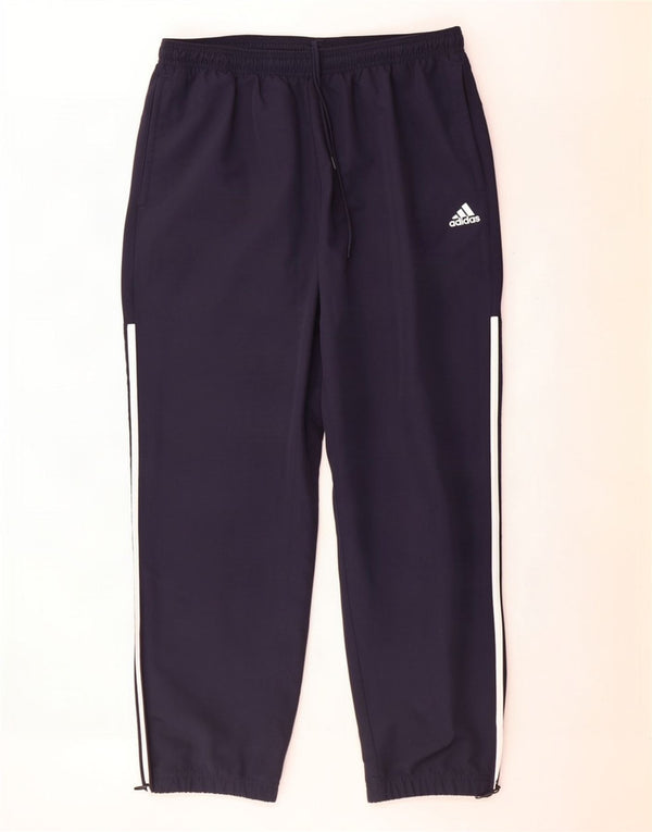 Adidas Pantalones de chándal para hombre Joggers 2XL Azul marino Poliéster