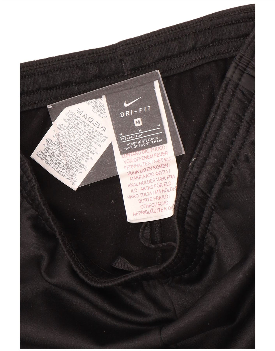 Nike Pantalones de chándal Dri Fit para niños 10-11 años Mediano Negro Poliéster