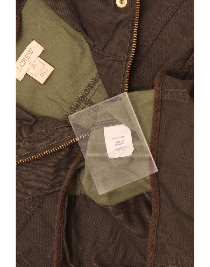 J. Crew Chaqueta utilitaria para mujer UK 2 2XS Algodón caqui