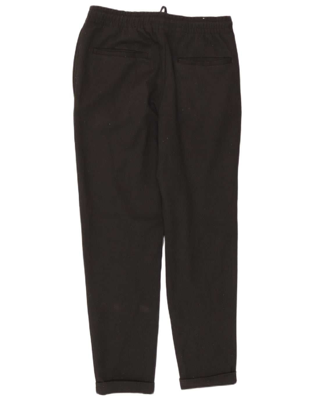 Zara Hombre Pantalones Casuales Pequeño W30 L27 Negro