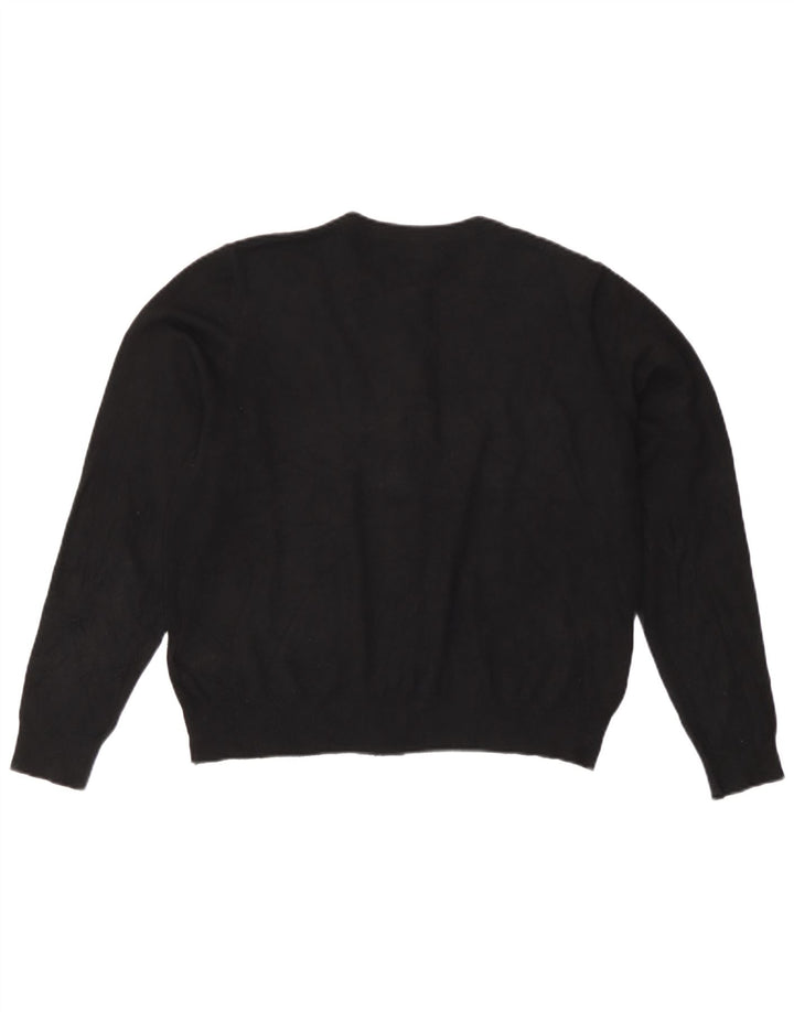 Marks & Spencer - Cárdigan para mujer, talla 40, talla grande, viscosa negra