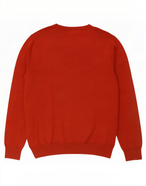 Marks & Spencer Jersey con cuello en V para hombre XL Algodón rojo