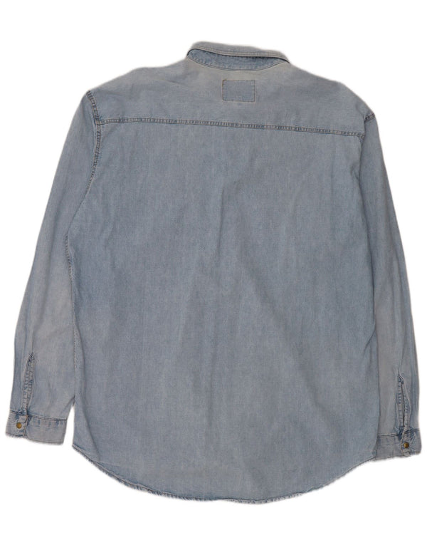 CARRERA Mens Denim Shirt 2XL Blue