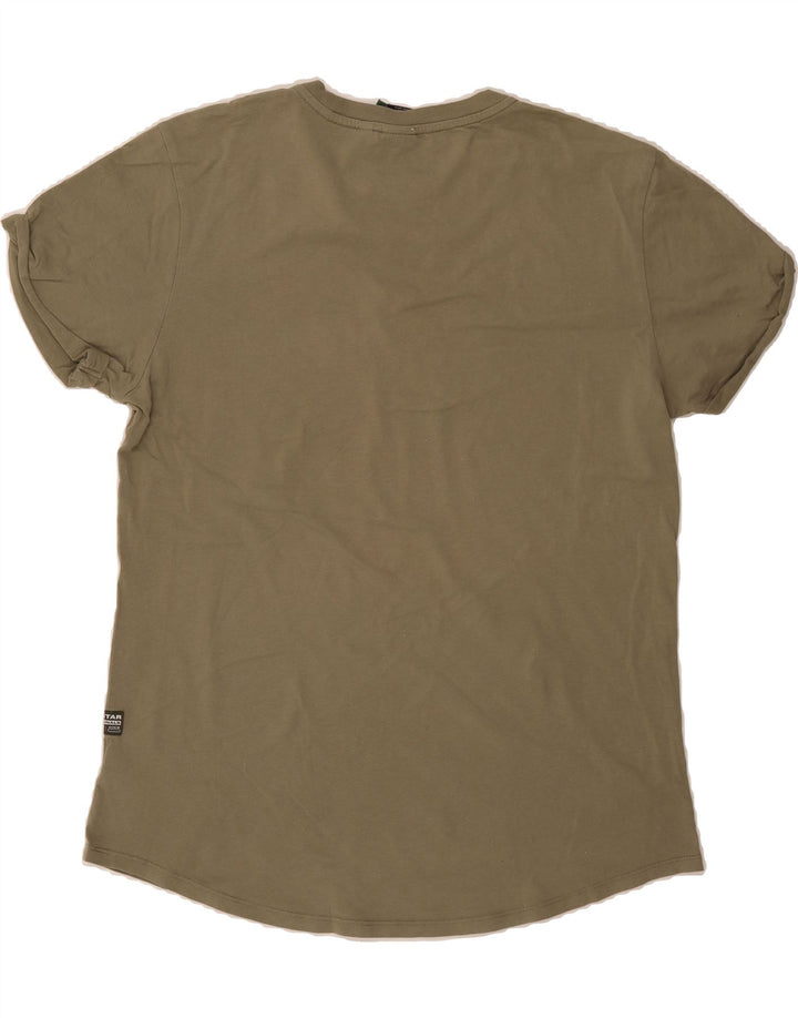 G-STAR Mens T-Shirt Top Medium Khaki Cotton Vintage G-Star and Second-Hand G-Star from Messina Hembry 