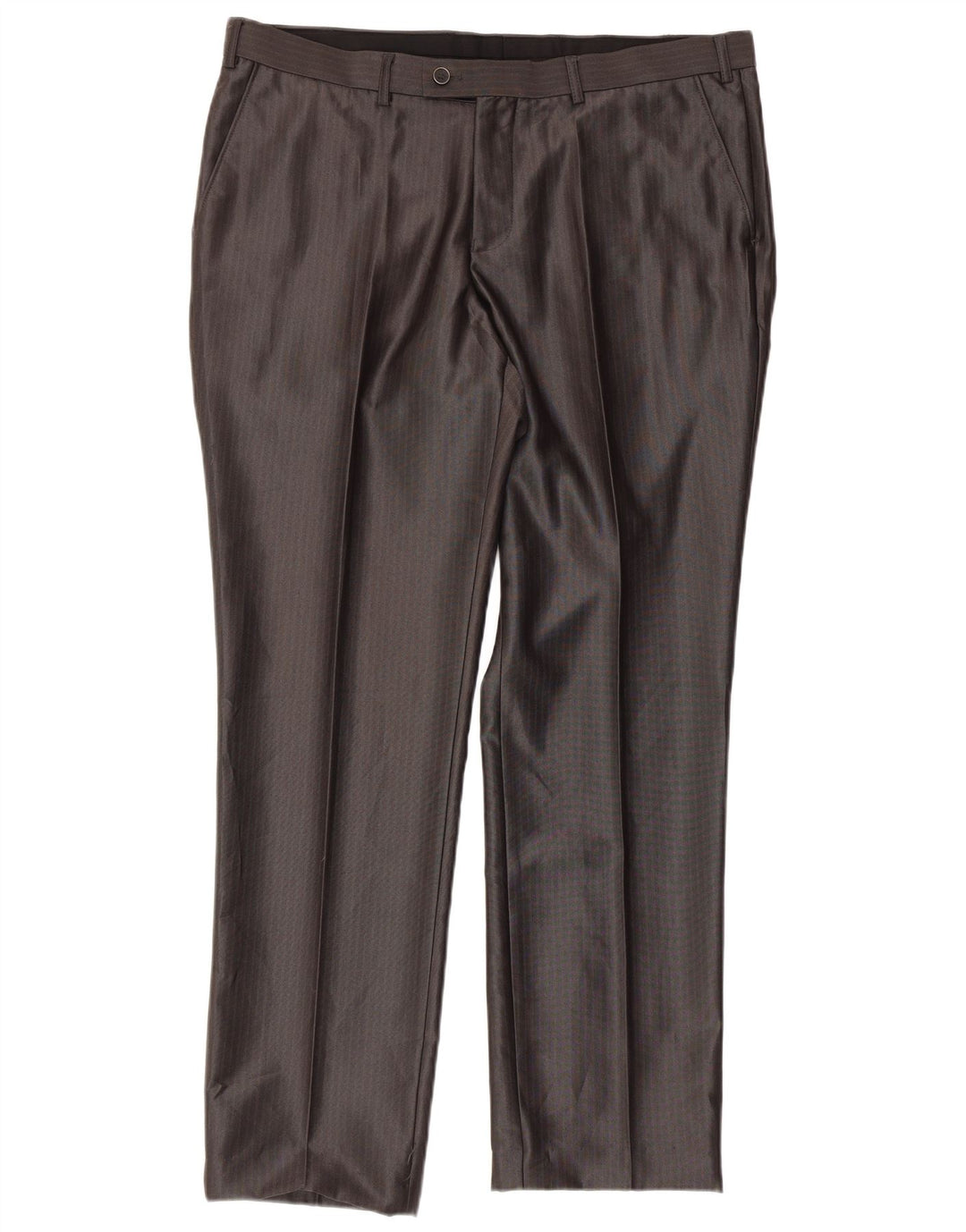 Angelo Litrico Traje de 3 piezas para hombre EU 54 2XL W38 L30 Gris Pinstripe Classic