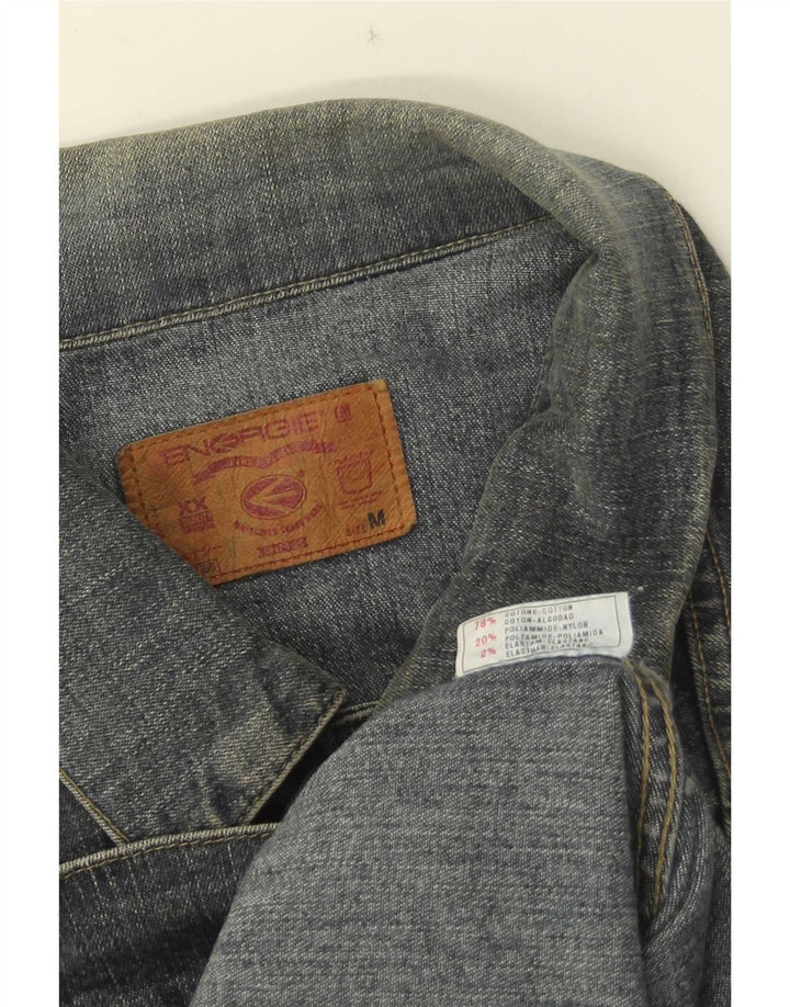 Energie Chaqueta vaquera para hombre UK 38 Algodón azul medio