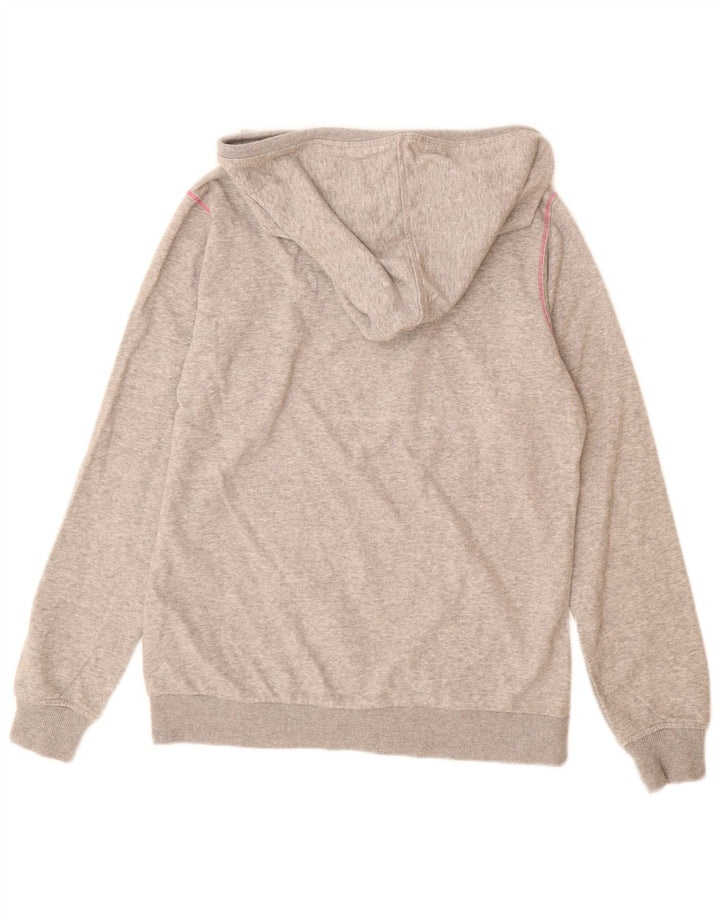 CHAMPION Jersey con capucha y gráfico Heritage Fit para mujer Reino Unido 40 Grande Algodón gris