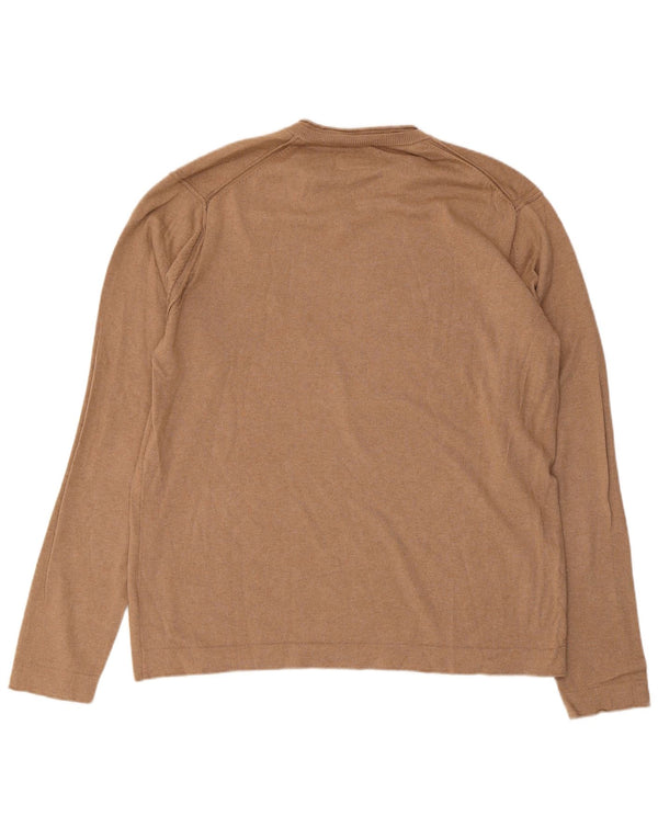 Marlboro Classics Jersey con cuello en V para hombre XL Beige