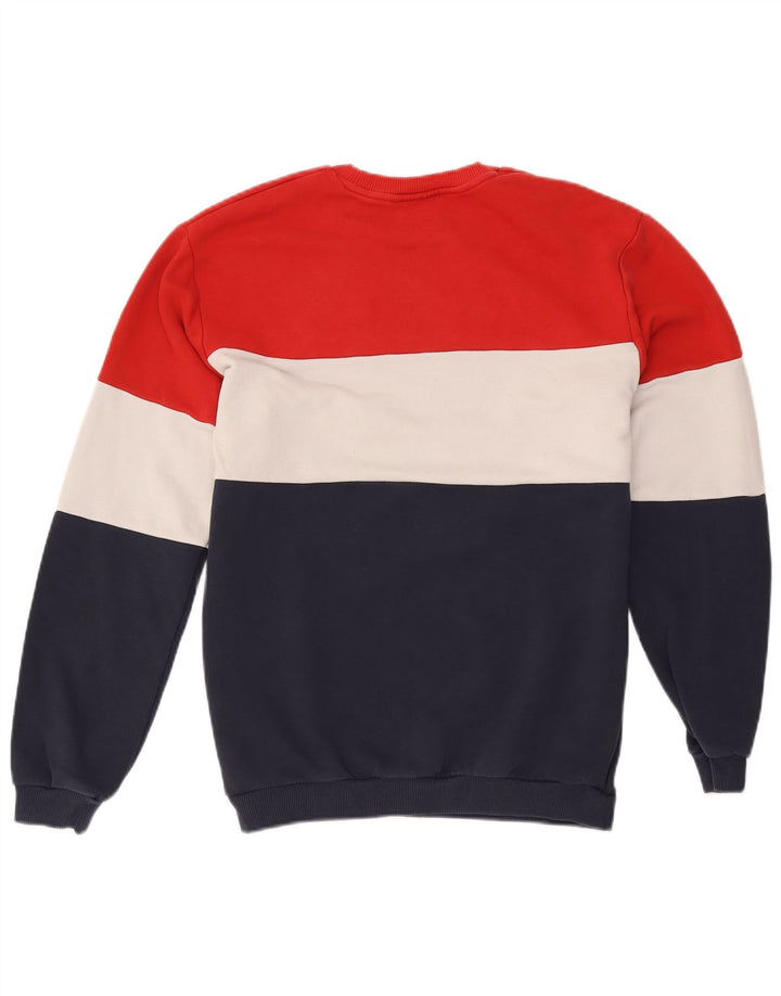 Fila Hombre Graphic Sudadera Jumper Medium Multicolor Colorblock Algodón